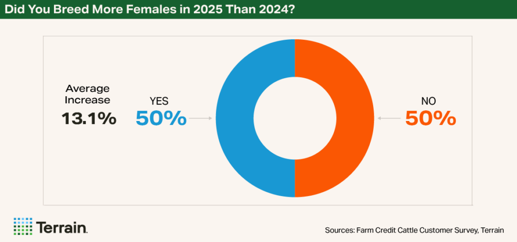 Terrain Chart NCBA February 2026 - Did You Breed More Females in 2025 Than 2024?