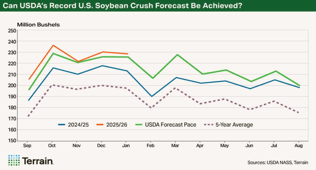 Chart 4 Soyoil Demand March 2026 - Can USDA's Record U.S. Soybean Crush Forecast Be Achieved?